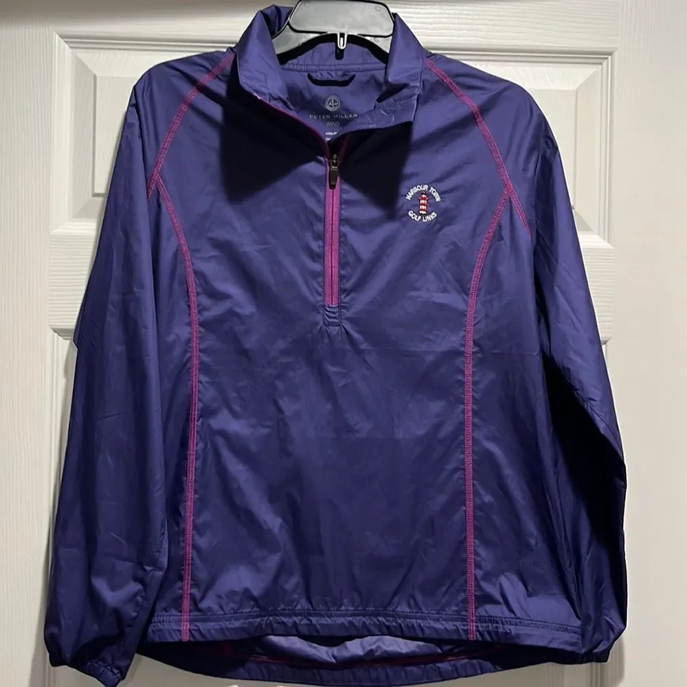 Peter Millar Women’s Harbor Town Golf Links Wind Jacket size Small.